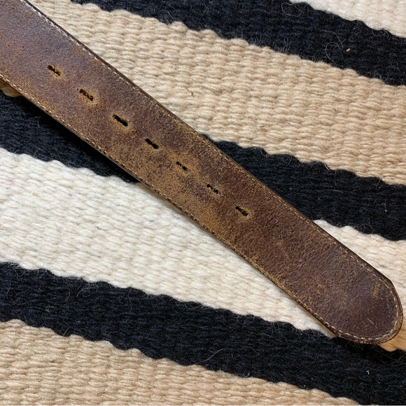 Wrangler Tooled Leather Belt - Picture 10 of 11